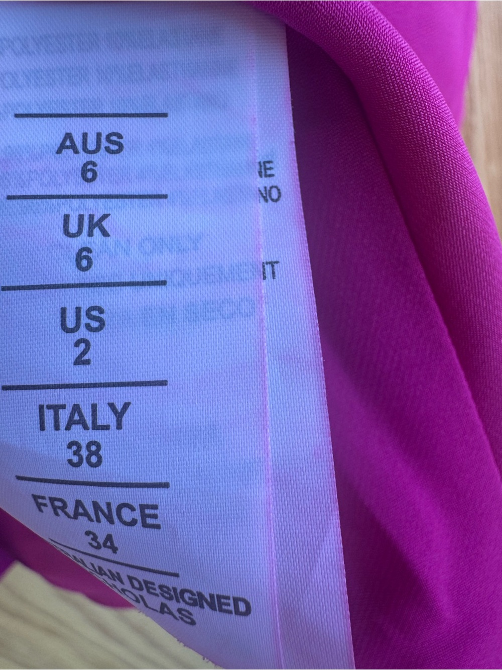 NICHOLAS Hot Pink Satin Strapless Mini Dress NWT US 2 - Picture 6 of 8